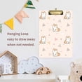 thumbnail image 5 of FMSHPON Cartoon Shiba Inu Dog Paw Clipboard Hardboard Wood Nursing Clip Board and Pull for Standard A4 Letter 13x9 inches, 5 of 5
