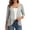 *Gray, variant on VBVC Women's 3/4 Sleeve Open Front Cardigan, Ladies' Lightweight Sheer Chiffon Casual Shrug, Solid Color Layering Cover Up For Women,Black,S-2XL