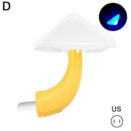 

LED Night Light US Plug in Lamp Mushroom Night Light Magic Mini Pretty *1 L4Q6