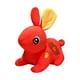 thumbnail image 1 of Conejito de peluche tradicional chino de Año Nuevo 2023, simulación de animal de peluche, nuevo Rojo 15cm, 1 of 9