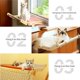 thumbnail image 5 of Percha resistente para ventana de gato, cama colgante de madera, lona de algodón, fácil de lavar, hamaca de madera contrachapada multicapa, superventas, 5 of 5