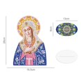 thumbnail image 3 of 2 Piezas de Pintura de Creativos Artes Artesanales Religiones Decoración Adornos Sunnimix Pintura Diamante, 3 of 8
