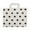 White, variant on Polka Dot Plastic Boutique Retail Tote Shopping Bags, Pink - 48 Pieces