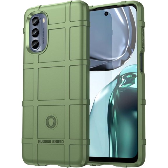 Case for Motorola Moto G62 5G, Heavy Duty Shockproof Military Grade Drop Tested Field Phone Case Bumper Rugged Cover for Motorola Moto G62 5G HD Green