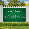 thumbnail image 6 of Chalk Style Back to School Banner with School Supplies Elements Background Party Decorations Photography Props Classroom Decor School Event Decorations Backdrop, 6 of 8