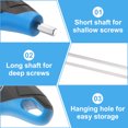 thumbnail image 5 of 2pcs T-Handle Hex Key Wrench 2mm 125mm Long Metric S2 Steel T-Key Inner Hexagon Wrenches Spanner Repair Tool for Automotive Household Maintenance, Blue Black, 5 of 7