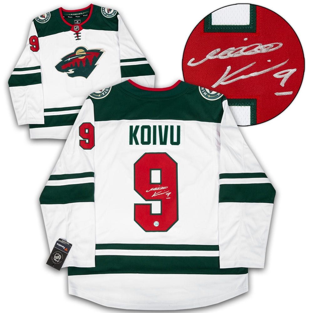 Mikko Koivu Minnesota Wild Autographed White Fanatics Hockey Jersey Walmart