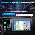 thumbnail image 2 of Estéreo para auto SJOYBRING, doble DIN inalámbrico con CarPlay, 2 of 7