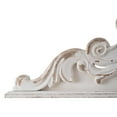 thumbnail image 6 of SOFE 39 inch Floral Carved Wall Sculptures French Country Wall Decor, Gorgeous Shabby Chic White Wood Wall Art, Arabesque Over the Door Decor for Farmhouse Living Room Bedroom Entryway Kitchen, 6 of 9