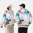thumbnail image 4 of Lsque Butterfly In Blossoms Zen UPF 50+ Lightweight Sun Protection Men's Women's Long Sleeve Shirt, Hoodie Performance -X-Large, 4 of 9