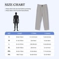 thumbnail image 4 of Kdxio Gary Pattern Men's Pajama Pants, Elastic Waist with Drawstring and Pockets, Comfortable Loungewear-3X-Large, 4 of 6