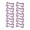 Purple, variant on WINDLAND 10pack Solid Bone Shape Aluminum Gear Clip Travel Carabiner Paracord Carabiner