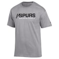thumbnail image 2 of Men's Champion  Gray San Antonio Spurs Basketball Jersey Cotton T-Shirt, 2 of 3