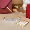 thumbnail image 4 of AURARMLET Tiara De Rhinestones Plateada Para Bodas Accesorios De Femeninos Para Eventos Y Cumpleaños, 4 of 8