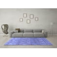 thumbnail image 3 of Ahgly Company Indoor Rectangle Abstract Blue Modern Area Rugs, 8' x 10', 3 of 4
