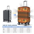 thumbnail image 5 of Indian Traditional Elephant Ethnic Luggage Cover Elastic Stretch Travel Suitcase Protector Anti-Scratch 25"-28", 5 of 7