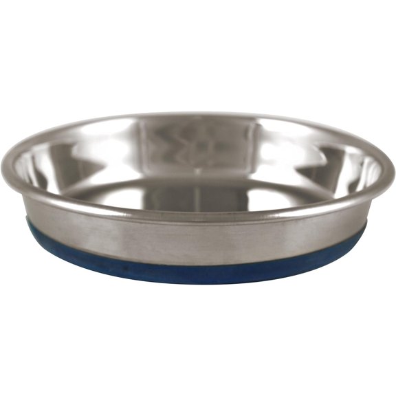 OurPets DuraPet Premium Stainless Steel Non-Tip Cat or Dog Bowl for Food or Water (1.75 Cups)