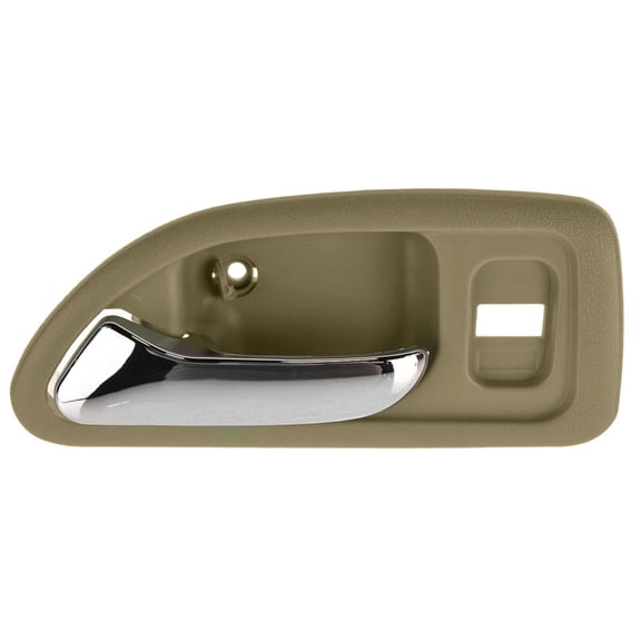 TRQ Interior Door Handle Chrome Beige Front Driver Side for 94-97 Accord 4 Door DHA49731 Fits select: 1994-1997 HONDA ACCORD