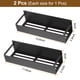 thumbnail image 2 of Organizador magnético de especias de 2 piezas para refrigerador con gancho, negro, 2 of 7