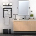 thumbnail image 3 of Gatco 4055AMX Elevate Double Robe Hook, Matte Black, 3 of 5
