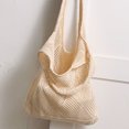 thumbnail image 4 of Bolso tejido para mujer, bolso Hippie de punto de malla hueca Retro, bolsos de vacaciones de verano, 4 of 9