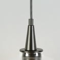 thumbnail image 5 of LNC Matte Black Modern/Contemporary Seeded Glass Cylinder LED Mini Hanging Pendant Light, 5 of 16