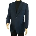 thumbnail image 4 of Men's Zacchi Sport Coat Patch Elbow Chenille Velveteen Bryan Navy 74521, 4 of 5