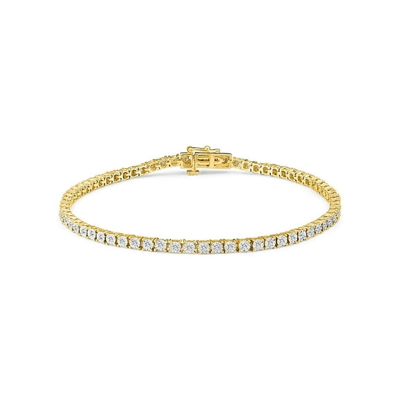 ARAIYA JEWELRY 14k Yellow Gold Diamond Tennis Bracelet (3 Cttw, I-J/ I2-I3), 7"