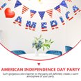 thumbnail image 4 of 1 Set Independence Day Themed Banner Party Triangle Banner American Decoration, 4 of 8