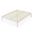 Zinus Mia 14" White Metal Platform Bed Frame, Full