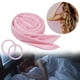 thumbnail image 3 of 2 diademas con varillas rizadoras sin calor y coleteros rosa y negro, 3 of 9