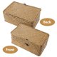 thumbnail image 2 of Cesta de almacenamiento PENGJTMXG pequeña de paja con Tapa Organizador de maquillaje, 2 of 3