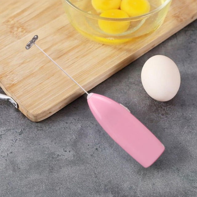 Compact Electric Handheld Milk Frother and Mixer for Coffee, Latte, Beverages, Stainless Steel Multifunctional Kitchen Gadget