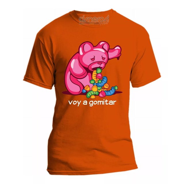 Playera Osito Gomitando Todas Las Tallas Y Colores