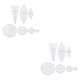 thumbnail image 1 of Kearding Plantilla Kit Quilting Slicing Ruler Stencil Portable Reutilizable DIY Costura Manualidades caseras Principiantes Profesionales 7 piezas/juego 2Conjunto, 1 of 6