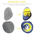 thumbnail image 4 of Supvox 6PCS Beach Pebbles for Drawing 5-9m Mixed Stones for Painting Kids DIY Painting Rocks, 4 of 9