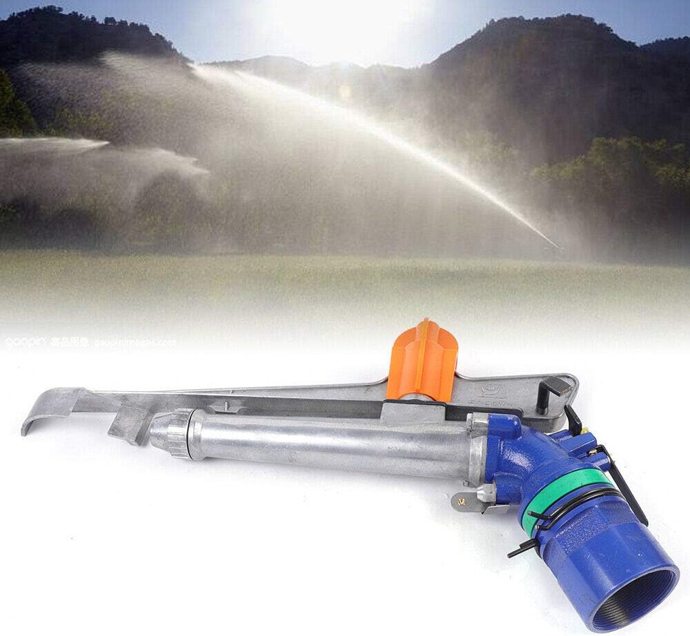 Miumaeov 2" Water Spray Gun Large-Area Agriculture Irrigation Watering Sprinkler for Garden Farm Lawn