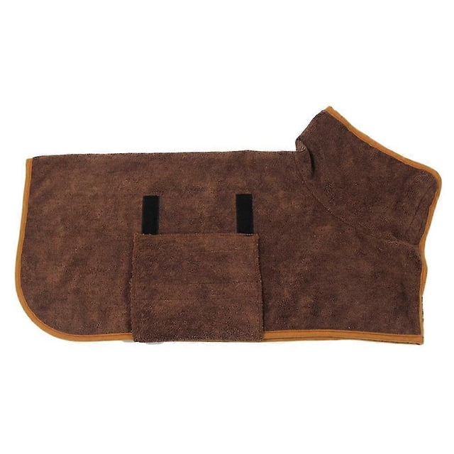 Dog Bathrobe Towel Dog Drying Coat Microfiber Fast Drying Super Absorbent Pet Dog Cat Bath Robe Tow