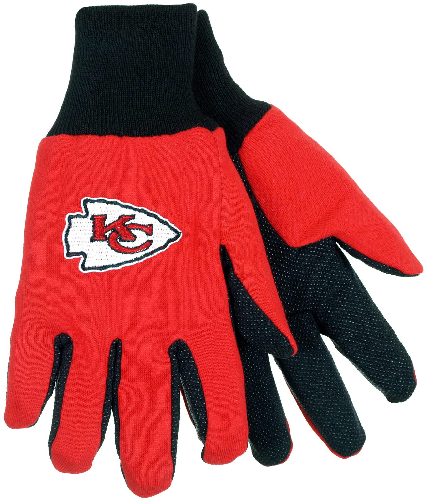 Kansas City Cheifs Red & Black NFL Football Team Sports Utility Gloves