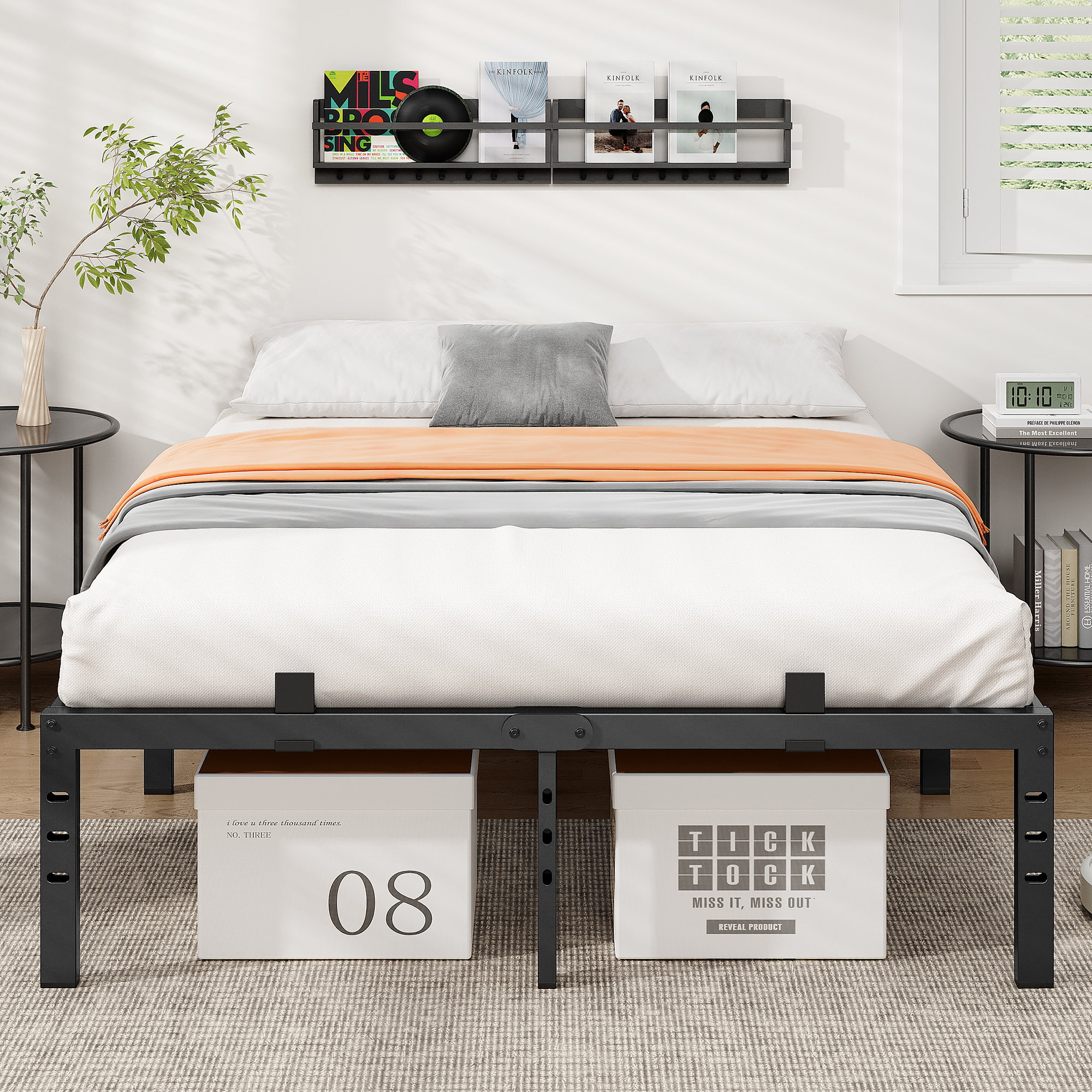 Sailvan Queen Metal Platform Bed Frame, 14-Inch photo 4
