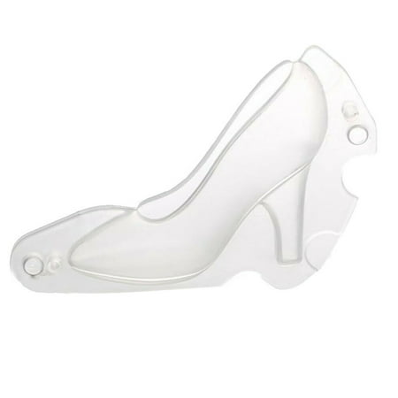 

Baking Accessories Bakery Tools Plastic Clear High Heel Shoe Chocolate Mould DIY Cake 3D Candy Molding Make Tool White