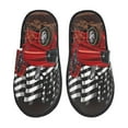 thumbnail image 1 of Fotbe tractor Pantuflas Peludas para Mujer con Estampado, Zapatillas de Peluche, Zapatos de Invierno para Casa, Uso Interior y Exterior-Large, 1 of 8