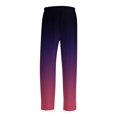 thumbnail image 5 of JGNGSHN Men's Gradient Sleep Pants, Elastic Waist Pajama Bottoms with Drawstring and Pockets, Soft Wide Leg Loungewear Trousers, 5 of 7