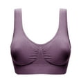 thumbnail image 4 of Everyday Bras for Women Maternity Bra Padded Womens Bras Sexy Bra Comfort Non Removable Padded Sports Bras for Women Womens Bra Push up Women Sports Bra Thin Sports Bra Sports Bra Girls Brown M, 4 of 5