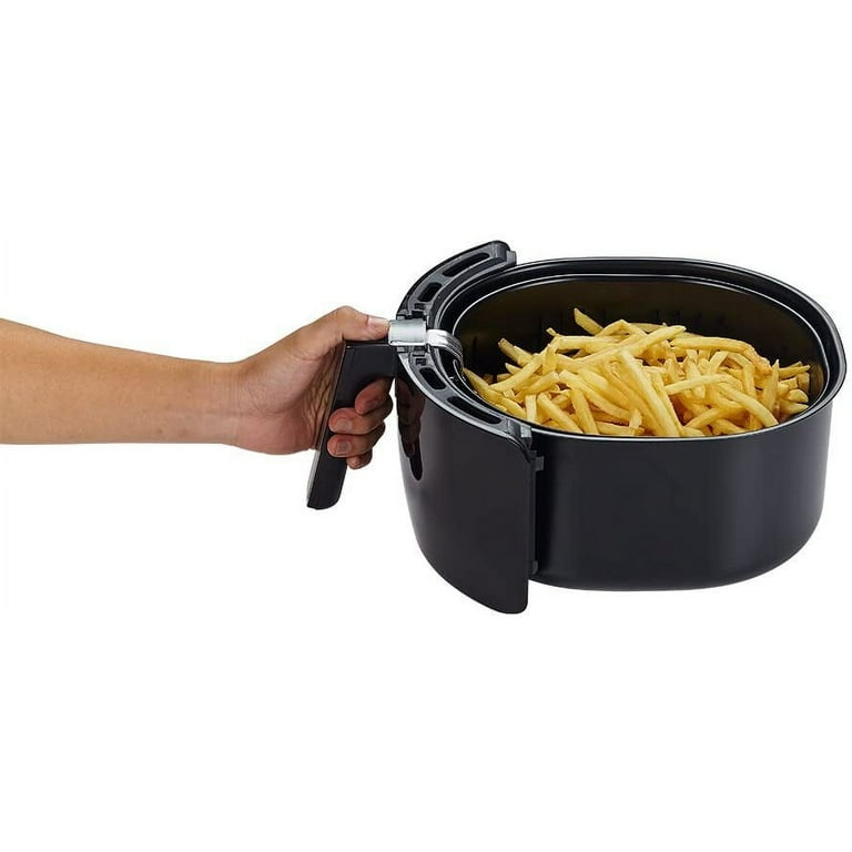 GoWISE USA 1700 Watt 5.8 QT 8 in 1 Digital Air Fryer with Recipe Book Black