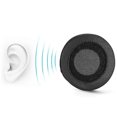 thumbnail image 5 of A Pair Of Universal Black Cotton Replacement Earphone Ear Pads Cushion For 75mm Headphone, 5 of 5
