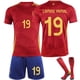 thumbnail image 3 of 24 Camiseta de la Copa de Europa de España No. 19 Yamal 26 Pedri 7 Morata No. 9 Traje de camiseta de fútbol Garvey, 3 of 5