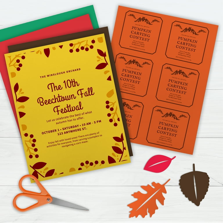 Recollections Autumn Cardstock Paper 5 X 7 48 Sheets Create