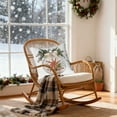 thumbnail image 3 of Christmas Pillowcase 18 in x 18 in – Polyester Holiday Decor for Indoor and Outdoor Use – Reusable Zippered Cover with Festive Tree, Wreath, or Bow Design, 3 of 6