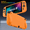Orange, variant on Soft Full Body Silicone Case for Nintendo Switch 2, Ergonomic Design Switch 2 Cover, Silicone Cover for Nintendo Switch 2 (Black)